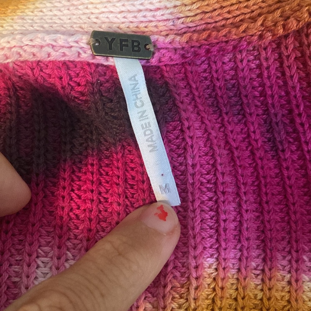 YFB tie dye cardigan, worn once - Picture 5 of 5